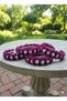 Bridesmaid Crown, Bridal Henna Night Bridesmaid Crown with Purple Laser Roses, Bachelorette Party Bride 10 Pieces - 4