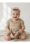 Baby Girl Cotton Snap Detailed Patterned Dress - 3