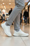 460 Lace-Up White Men's Casual Shoes