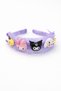 Girl's Crown with Rengarek Floral Cherry Figure – Lilac Crown, Birthday and Special Occasion Accessory - 2