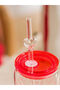 Rmz Gi̇yi̇m Farkiyla Printed Glass Cup with Straw 480 ml - 2
