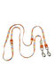 Handmade-Double Carabiner Dog Walking Leash.Hooks for Dogs between 20 and 40 Kilos.