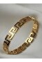 STEEL BRACELET GOLD STAINLESS WATER RESISTANT - 4