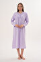 ثوب نوم كبير الحجم مزين بالدانتيل - 6
