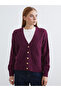 Esvab • Modern & Distinctive V Placket Self-Embroidered Women's Knitwear Cardigan