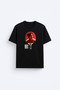 Marty Supreme Printed Crew Neck Black T-Shirt T-Shirt