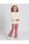 Girl's Seasonal Suit Elite Embroidered A-Line Cut Oversize Ribbed Tights 100% Cotton