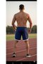 Basketball Training Athlete Shorts with Stripe Detail and Printed Design Sebestafashi̇on98 - 2