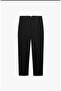 High Waist Zipper Closure Front Pocket Ankle Length Carrot Cut Summer Fabric Tight Fitted Pants - 4