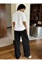 Women's Spider Print Oversized T-Shirt and Baggy Sweatpants - Two-Piece Summer Tracksuit Set - 2