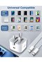 iPhone Fast Charger Plug & Cable 2mT, [Apple MFi Certified] iPhone 20W USB C USB C Charger Power Ad - 6