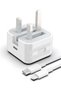 20-W Apple Charger Uk Plug Type C Adapter With 1m Iphone Fast Charging Cable Universal Travel Adapt - 2