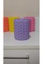 Woven Textured Makeup Organizer – Modern Home Accessory, Multi-Color Option - 6