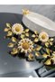 6-Piece Accessory Glass and Porcelain Holder, Compatible with All Serving Presentation Dishes, Bowl and Plate Accessories, Luxury - 2