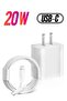 iPhone 13 Fast Charger【Apple MFi Certified】20W USB C Fast Charger Block PD Wall Plug Charger with 3