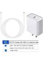 iPhone Fast Charger, 20W USB C PD Wall Charger Block Plug with[MFi Certified]6ft Type C to Lightnin - 2