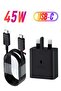 45W USB-C Fast Charger for Samsung Galaxy S24/S23 Series with 6.6ft USB-C to C Cable – PPS Fast Cha