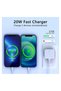 20W USB C Charger Block, 2-Ports [USB-C + USB] Charging Station, QC PD3.0 GaN Fast Charging Block, - 5