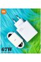 67W VOOC Charge Adapter 6A with Type-C Cable White Fast Charging for Smartphones, Tablets & More – - 3