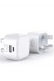 USB + Type C Fast Charger Plug For Samsung Galaxy S23/S23 Plus/S23 Ultra/A14 5G/A54/S22 5G/S22 Plus - 5