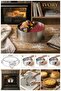Professional Adjustable Cake and Pastry Circle Mold (16-30 cm) - Stainless Steel Sponge Cake - 4