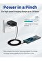UK USB C Plug & Cable 45W Charger For Samsung FAST Charge Adapter 3 Pin Mains Wall Charging for gal - 3