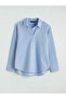 Blue Striped Poplin Women's Shirt