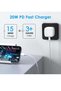 20W PD Type C Power Block Wall Charger Plug Adapter with 1M USB-C to Lightning Cable Compatible wit - 3