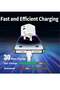 JMARY 25W USB-C Dual Port Charger, Foldable Plug Wall Charger, Infino Travel Adapter, PD TYPE C+USB - 3