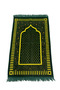 1 Green Velvet Prayer Rug 500 Gr |   Şipinger Desen Prayer Mat |   Hajj Umrah Mevlüt Gift Dowry Package