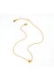 Stainless Steel Thin Elegant Chain Minimal Heart Necklace (50 cm) - 2