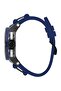Chronograph Blue Men's Wristwatch |   Stainless Steel Case, Blue Silicone Cord, Sapphire Glass, 10 - 7