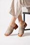 Sanny laser back With Scarf Genuine Leather women Sandals silver - 3