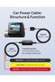 Hardwire Kit UP03, 10ft USB for Car Dash Cams, 12V-30V to 5V/2.4A, Low Voltage Protection, 24 Hour Parking Surveillance Power Supply for Dash Cam M500 X200 A810 - 3