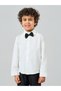 Boys Shirt with Pants and Waist Coat with Bow Set - 4
