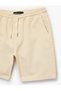 Cotton Pocket Bermuda Oversize Baggy Jean Shorts with Lace-Up Waist - 5
