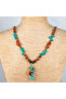 Anatolian Spirit – Turquoise & Agate Natural Stone Handmade Design Necklace - 2