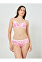 Women Pink Gingham Babydoll with Bra and Brief Set - 5