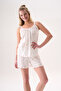 100% Cotton Women's Shorts Set with Straps 26300 - 4