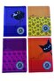 4 Pieces A5 40 Sheets Lined Look Plastic Cover Notebook - 2