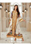 Women Printed V-Neck A-Line Jalabiya - 4