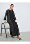 Women Zig Zag Foil Print Jalabiya