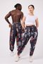 Unisex Street Style Printed Wrinkled Sports Baggy Trousers - 3