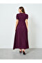 Women Magenta Self-Design Maxi Dress - 5