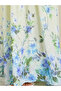 Yellow Floral Printed Wrap Maxi Dress - 4
