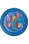 Hats Off Birthday Dinner Plates 9" 8Ct
