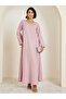 Women Pink Embellished A-Line Jalabiya