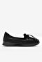 Women's Black Comfortable Lace-Up Casual Shoes - 4