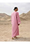 3-Piece Embroidered Abaya, Maxi Dress and Hijab Set - 5