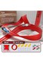 16.3ft red no box Flexible Race Track Children Toys DIY Double-track Racing Car Ramp Compatible 1/64